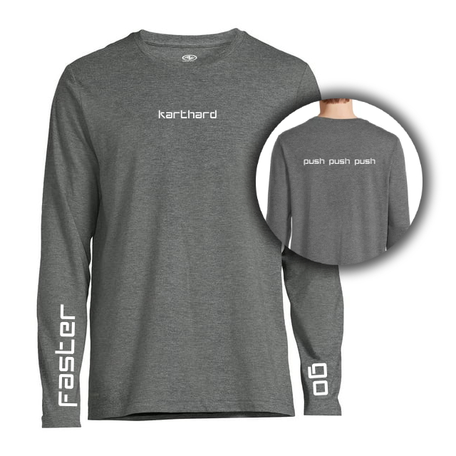 Grey long sleeve t-shirt